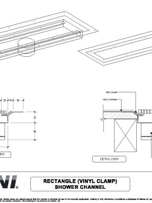 13 rectangle vinyl clam shower channel pdf