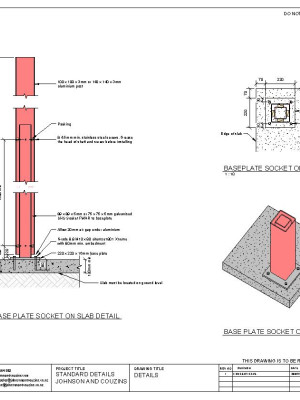 S4 11 BASE PLATE SOCKET ON SLAB DETAIL pdf