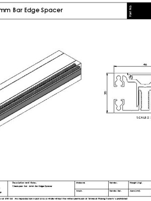 clearspan bar edge spacer 6mm pdf