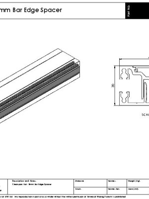 clearspan bar edge spacer 8mm pdf