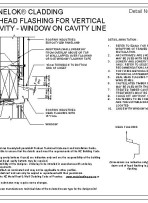 RI ESPWVC 130A WINDOW DOOR HEAD FLASHING FOR VERTICAL CLADDING ON CAVITY WINDOW ON CAVITY LINE pdf