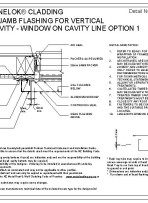 RI ESPWVC 130B WINDOW DOOR JAMB FLASHING FOR VERTICAL CLADDING ON CAVITY WINDOW ON CAVITY LINE OPTION 1 pdf