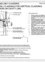RI ESPWVC 130C WINDOW DOOR SILL FLASHING FOR VERTICAL CLADDING ON CAVITY WINDOW ON CAVITY LINE pdf