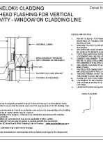 RI ESPWVC 140A WINDOW DOOR HEAD FLASHING FOR VERTICAL CLADDING ON CAVITY WINDOW ON CLADDING LINE pdf