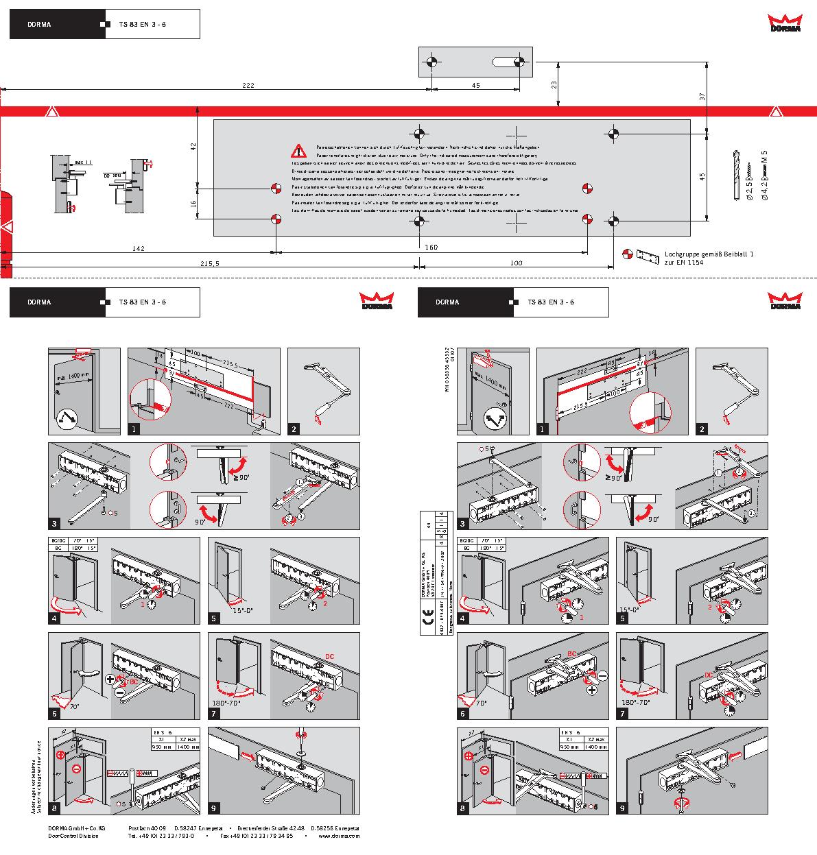 Dorma ts83 manual