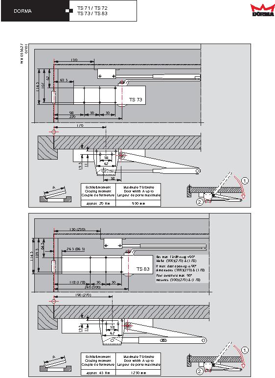 Dormakaba Ts 71 Door Closer Inexpensive Solution For Standard Doors