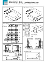 ENKO Slimbox drawers installation instructions 2025 pdf