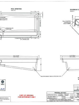 Drawings for Oxford Series Fibreglass Pools by The PoolHouse – EBOSS