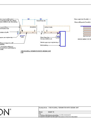 SHEET 75 FASCIA WALL TERMINATION WITH SEISMIC GAP PDF