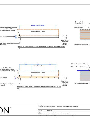 SHEET62 UNDER MOUNT BRACKET DIRECT FIX HORZ LATERAL VIEWS PDF