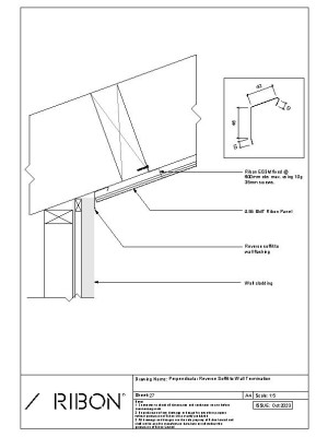 Perpendicular Reverse soffit to Wall Termination PDF