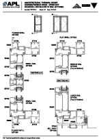APL Architectural Thermal Heart Hinged Door Drawings pdf
