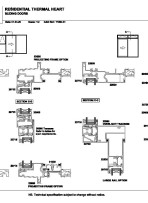 APL Residential Thermal Heart Sliding Doors Drawings pdf