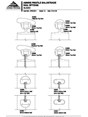 Altherm Profile Balustrading drawings pdf