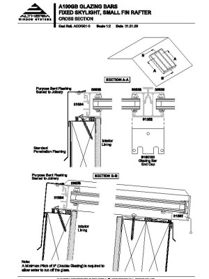 Altherm Overhead glazing system Drawings pdf