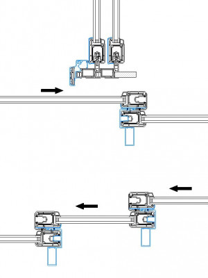 Sliding Door Multi ALUCLIP