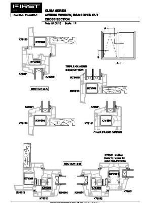 First Klima Awning Windows Drawings pdf