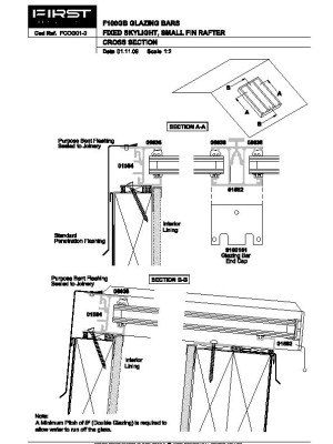 FIRST Overhead Glazing Systems Drawings pdf