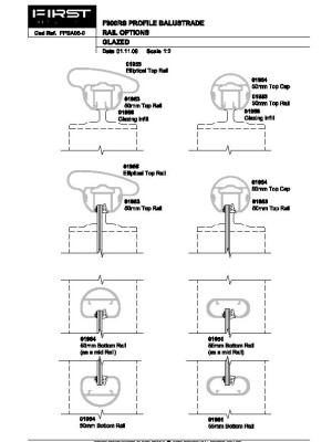 First Profile Balustrading drawings pdf