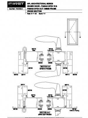 Altherm APL Architectural Series Hinged Doors Drawings pdf v2