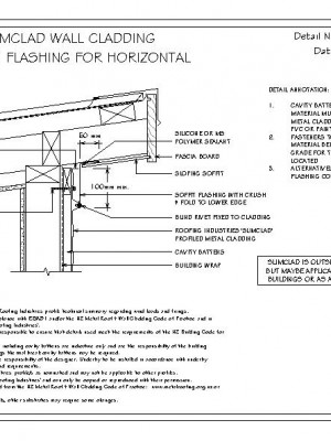 RI RSC W027A SLIMCLAD SLOPING SOFFIT FLASHING FOR HORIZONTAL CORRUGATED v2 pdf